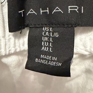 Tahari White Ankle Pants